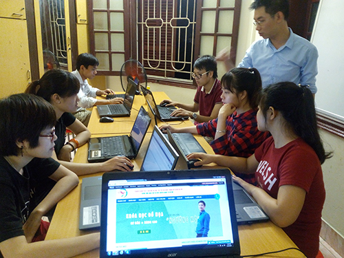 Lớp học Photoshop tại phường 10 Tân Bình
