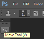 Công cụ Move tool trong Photoshop CS6