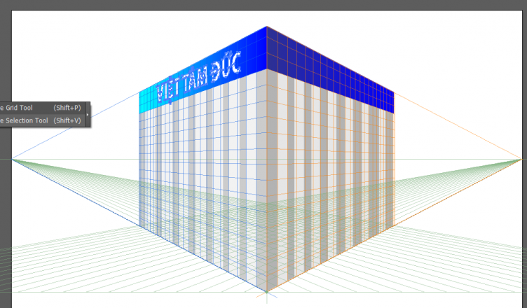 Perspective Grid Tool: Nếu bạn muốn tạo ra các thiết kế với góc nhìn đẹp mắt hơn, công cụ lưới tọa độ phối cảnh sẽ giúp bạn làm điều đó dễ dàng hơn bao giờ hết. Bạn có thể tạo ra các bản vẽ ấn tượng, đẹp mắt và trực quan, chỉ bằng cách sử dụng các lưới tọa độ một cách thông minh.